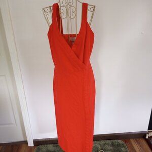 vintage red Spiegel dress